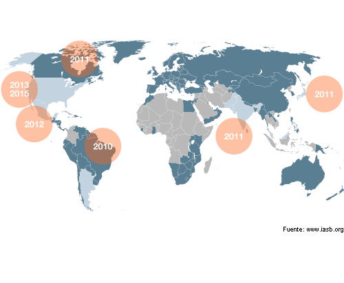 Mapa de la adopcin de las IFRS